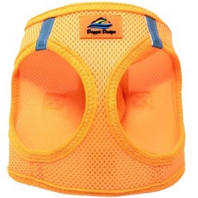 American River Solid Ultra Choke Free Dog Harness (Color: Hunter Orange, size: XXS)